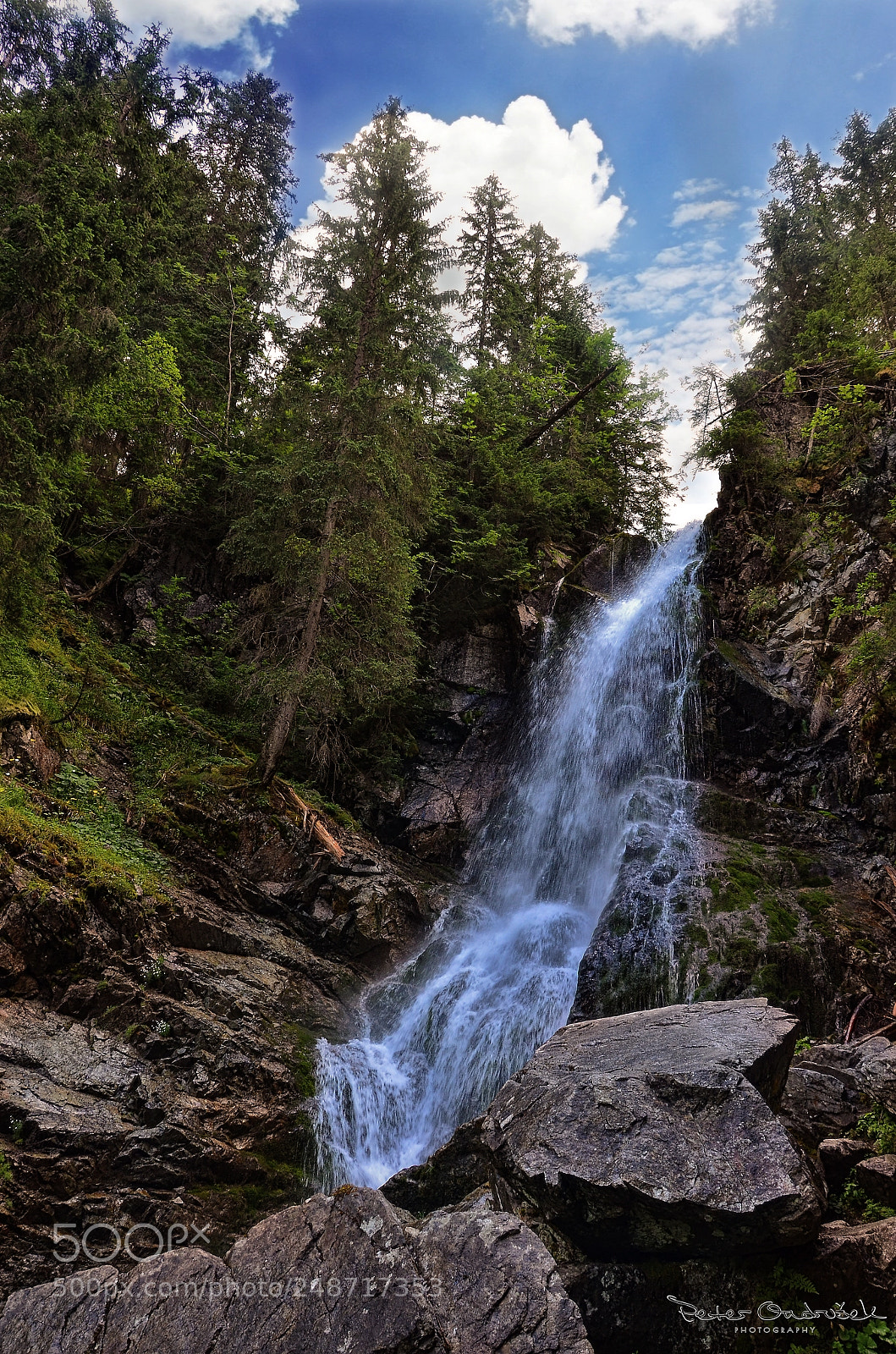 Nikon D5100 sample photo. Roháčsky waterfall photography