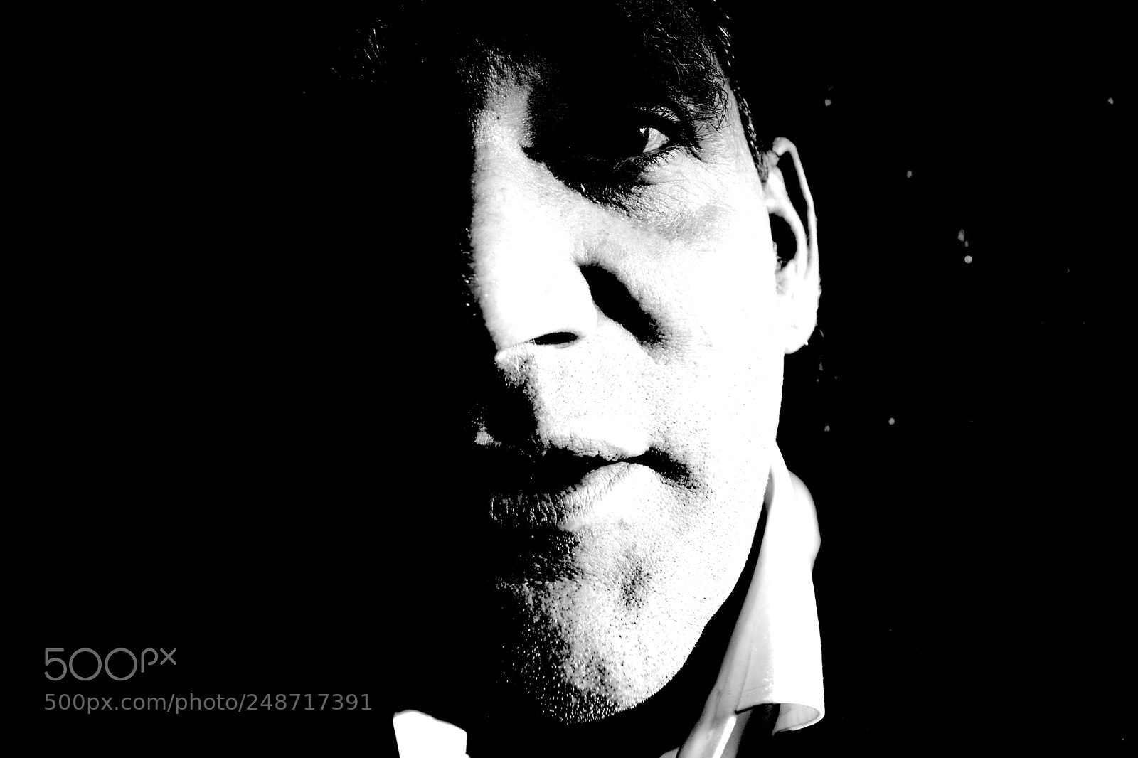 Nikon D5200 sample photo. Man in black photography