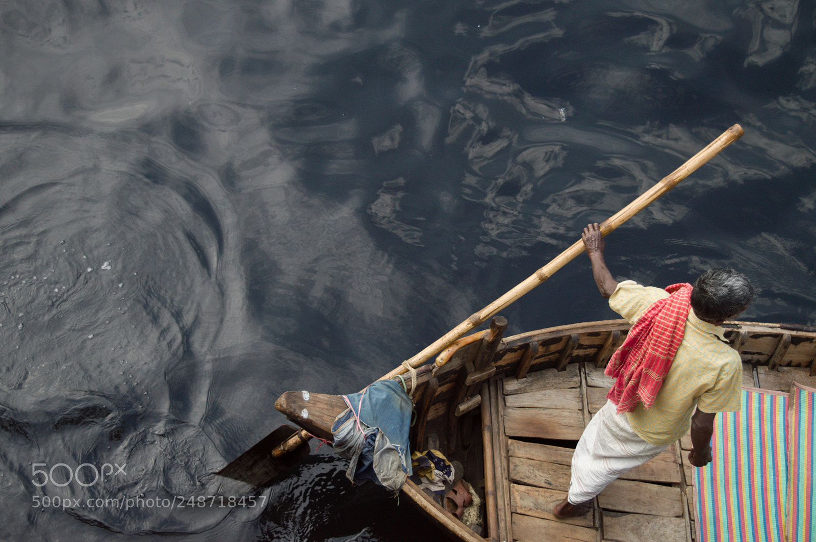 Nikon D3200 sample photo. Lonely boatman photography
