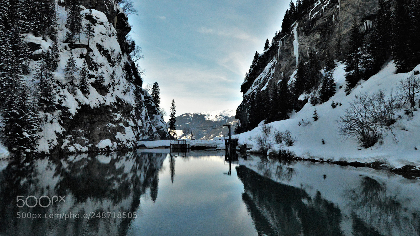 Nikon D3200 sample photo. Mirrored mountains photography