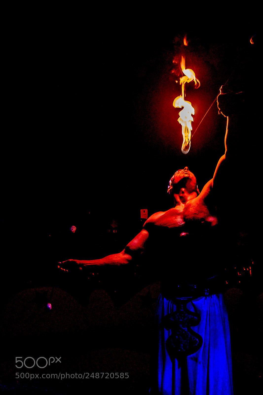 Sony a6000 sample photo. Fire-eater photography