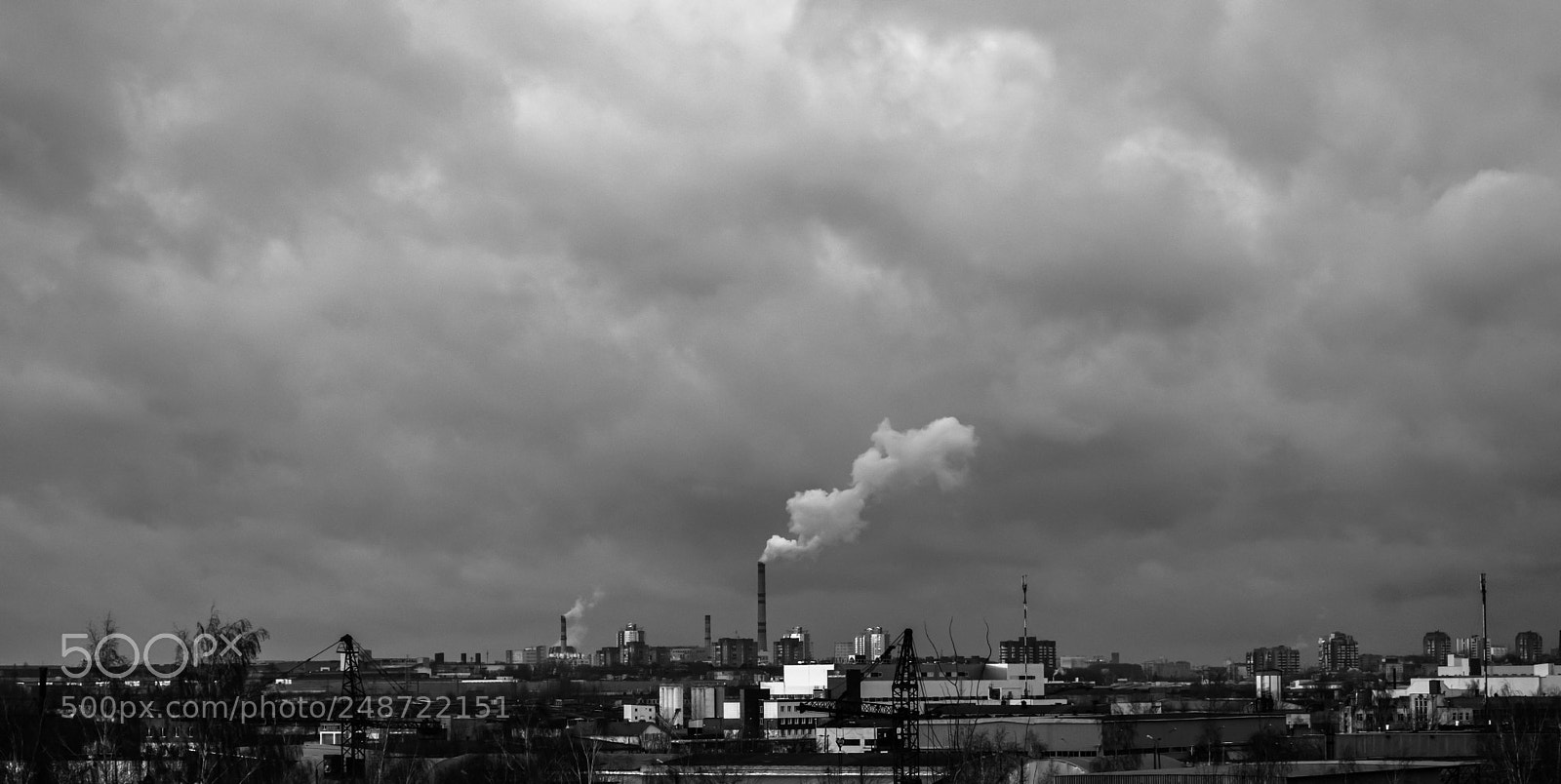 Nikon D3400 sample photo. Factory black and wight photography