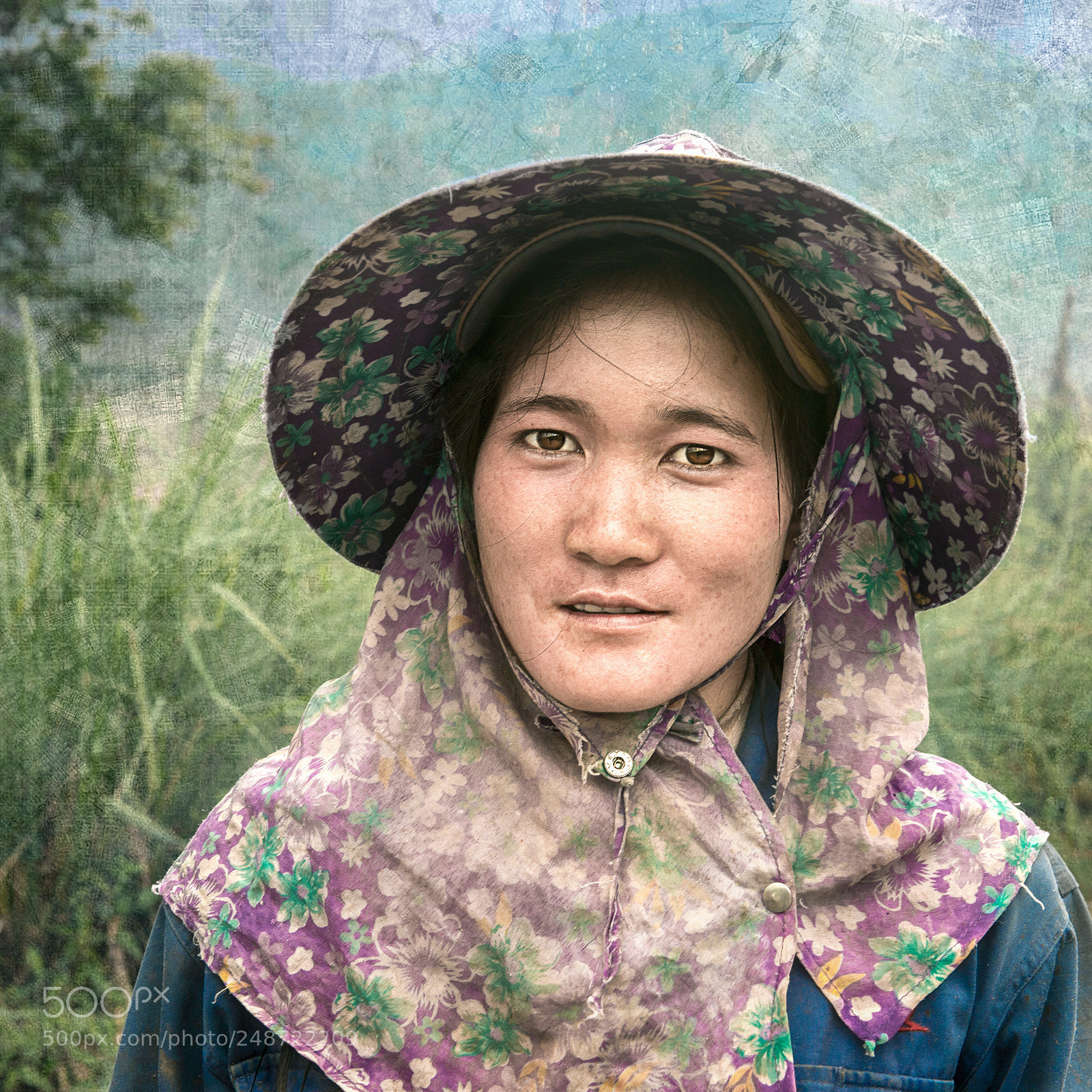 Nikon D800 sample photo. Field portrait / laos photography