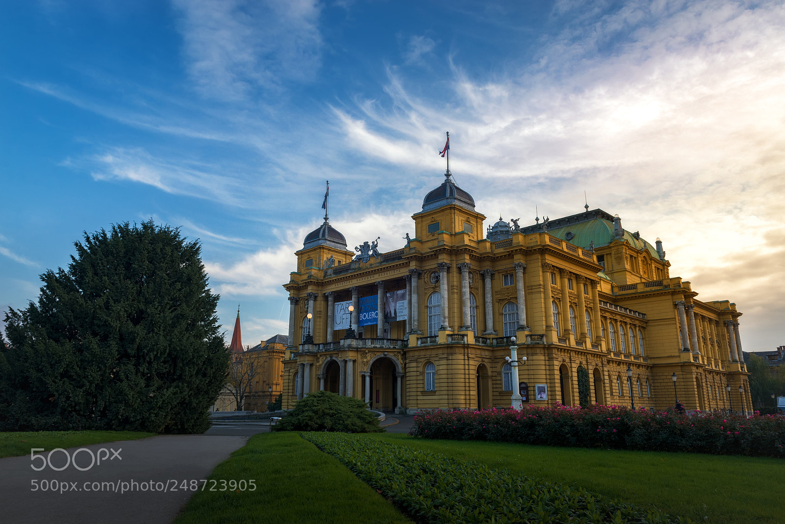 Nikon D610 sample photo. Zagreb national theatre, zagreb photography