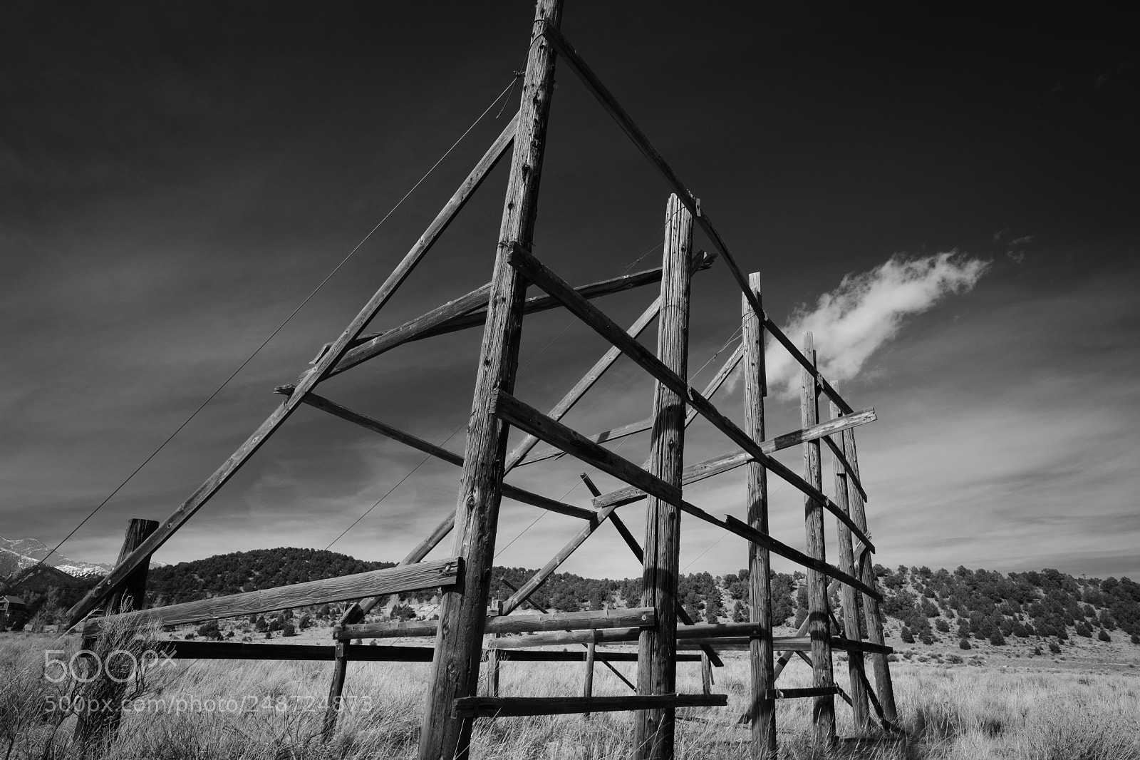 Fujifilm X-T2 sample photo. Skeleton billboard photography