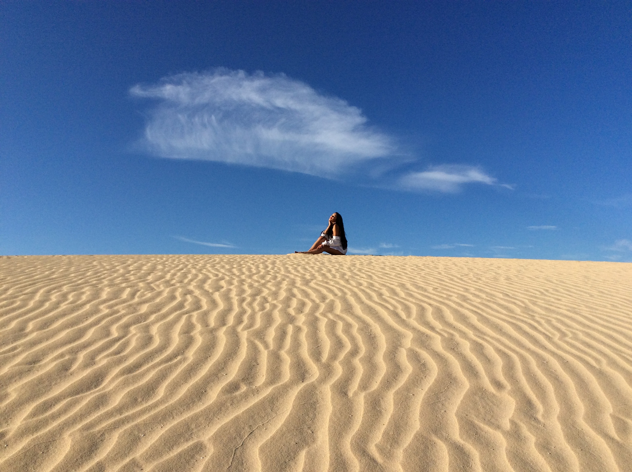 Apple iPad Air sample photo. Las dunas photography