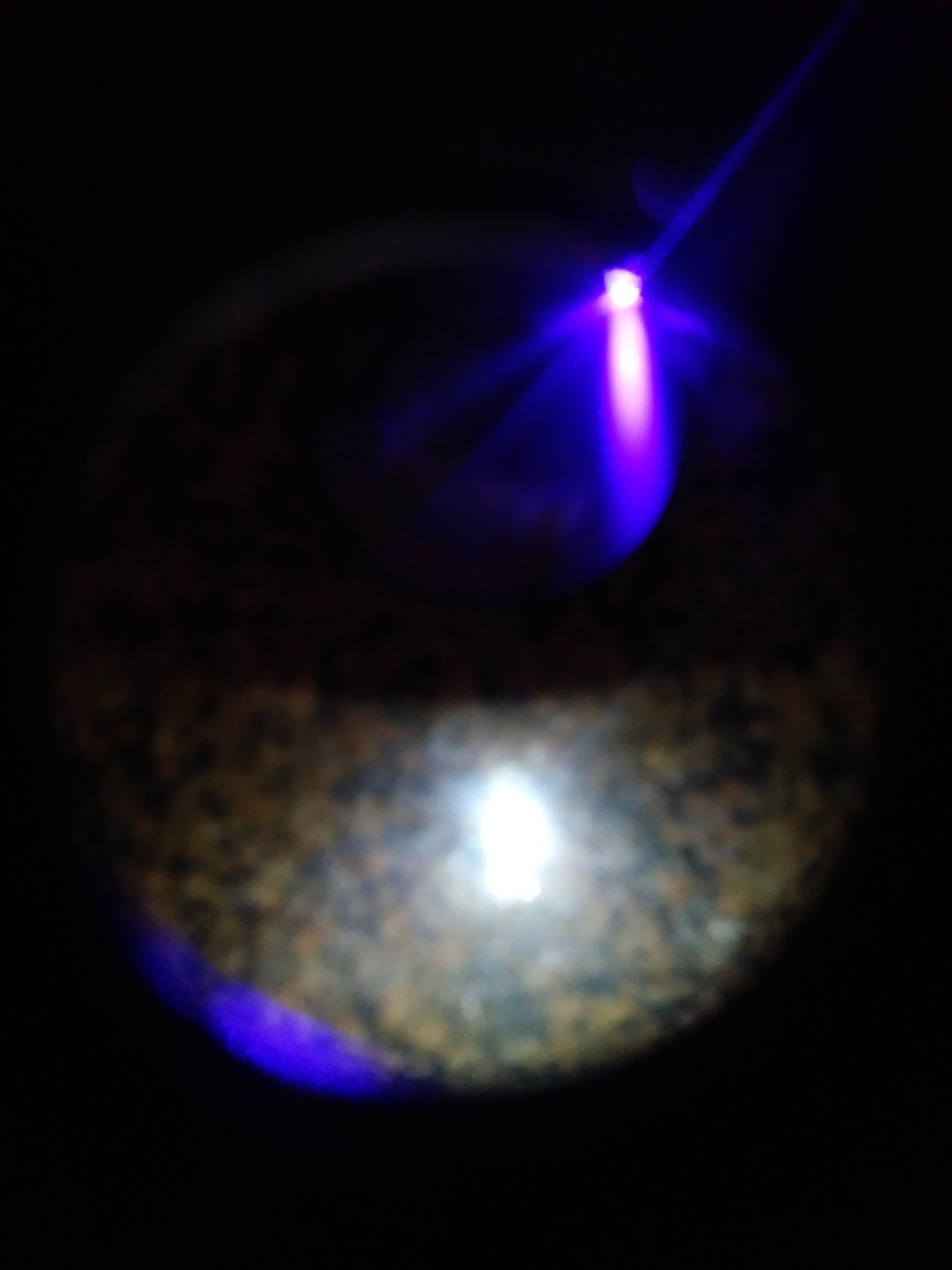 LG ARISTO sample photo. Meteor impact photography