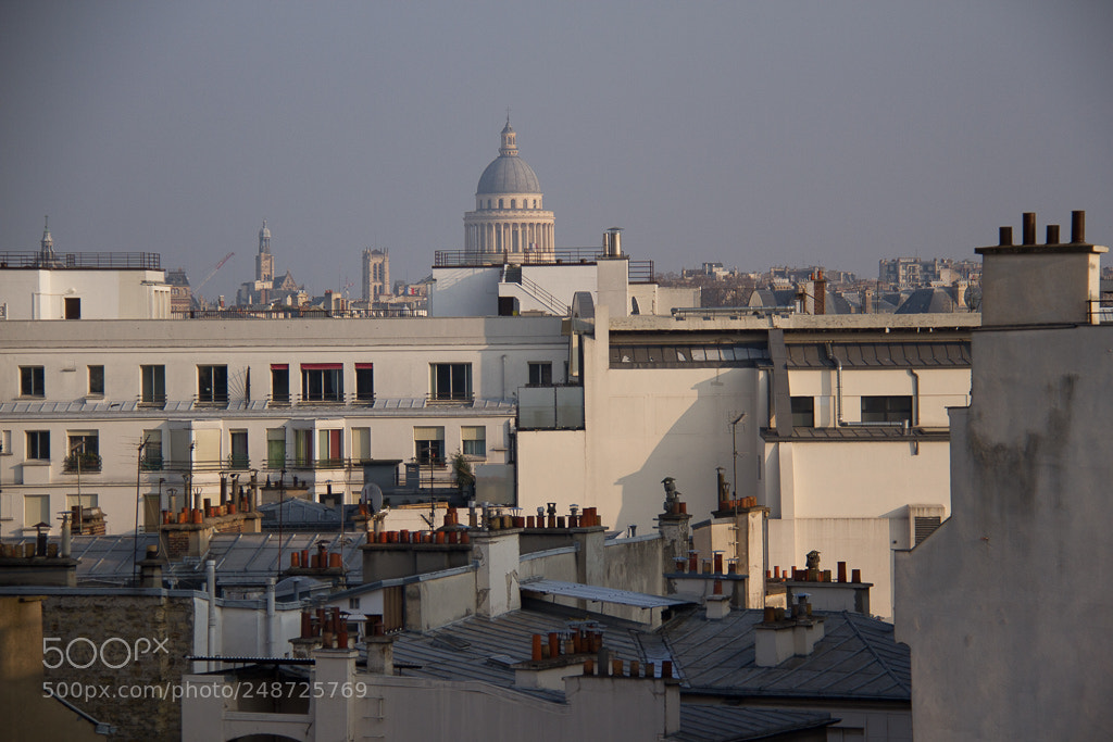 Canon EOS 7D sample photo. Rooftops of paris photography