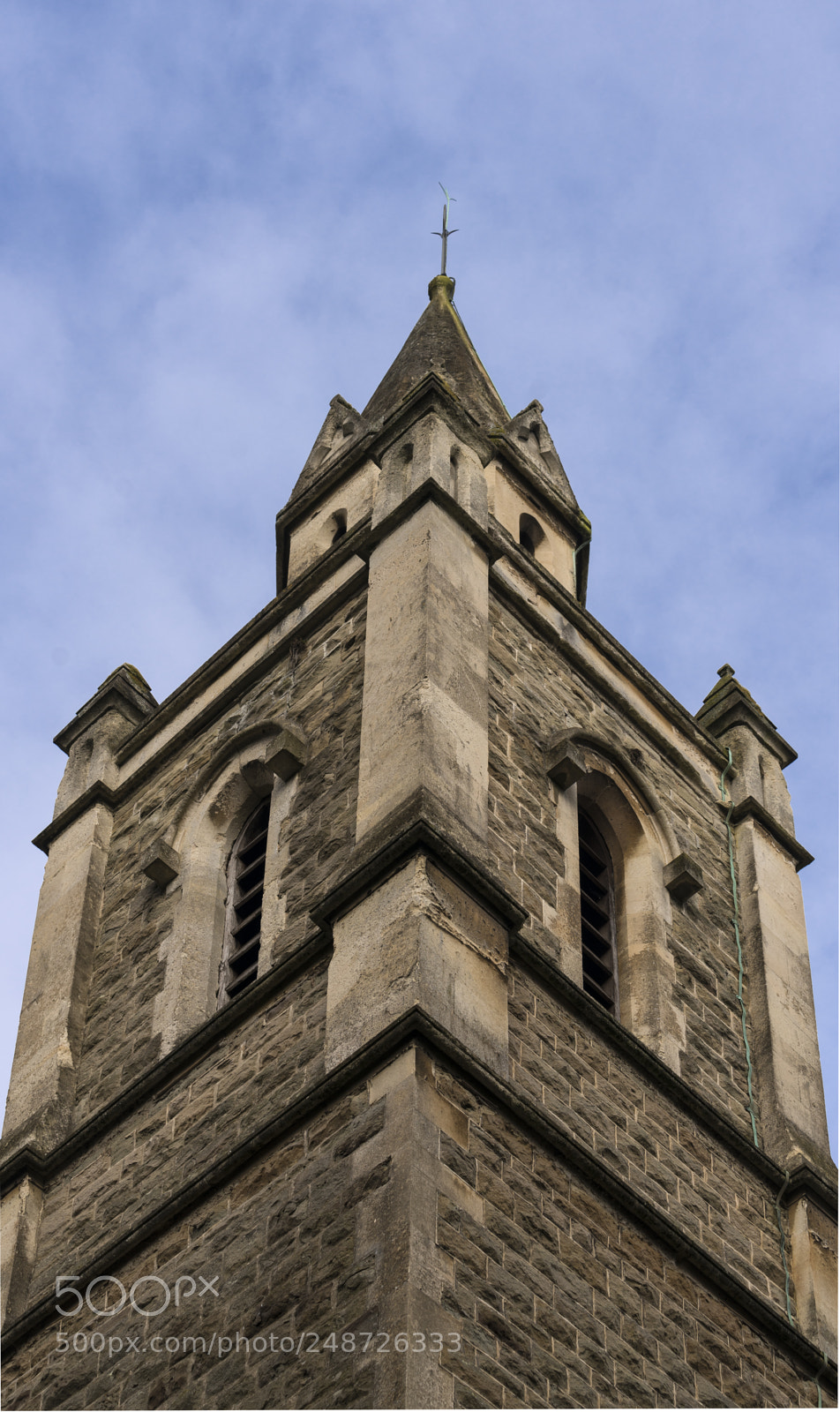 Sony a7R II sample photo. Church tower, malvern, uk photography