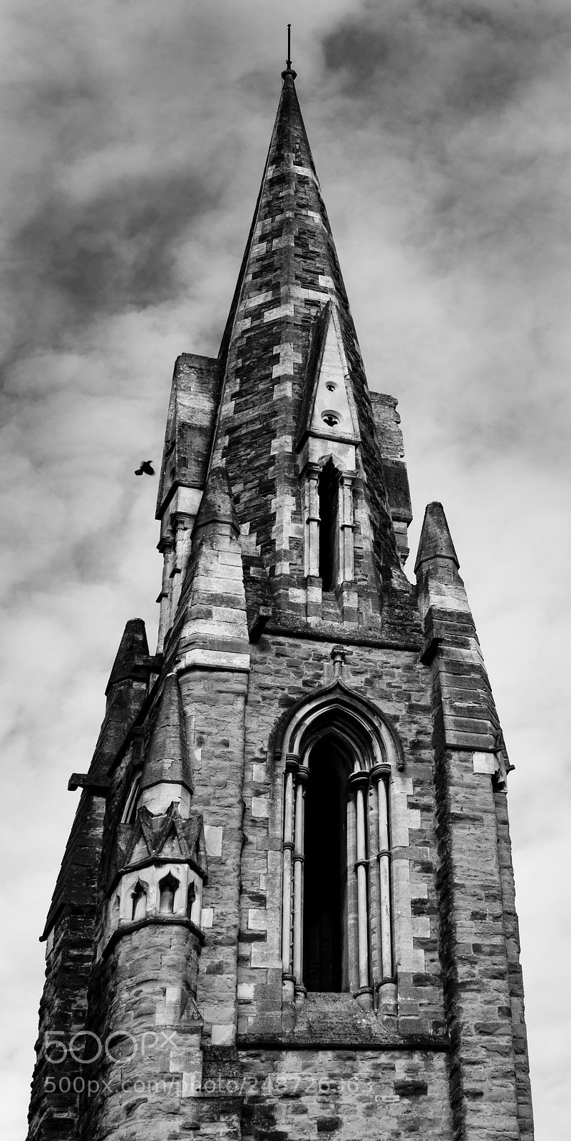 Sony a7R II sample photo. Church tower, malvern, uk photography