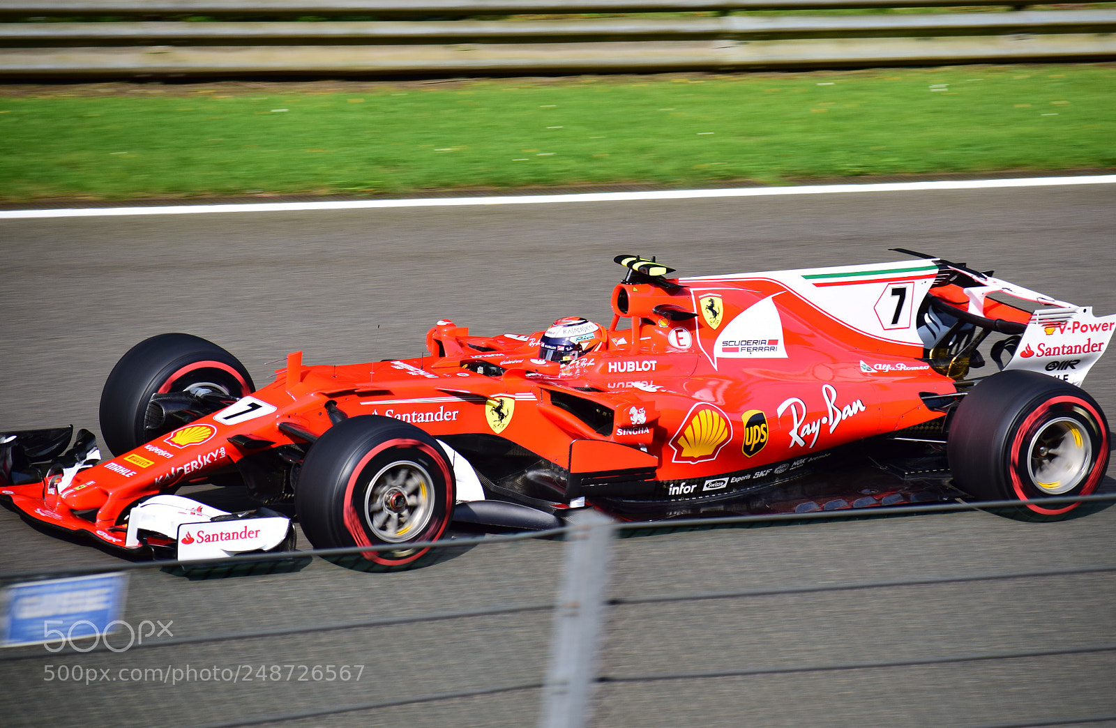 Nikon D5300 sample photo. Kimi raikkonen ferrari f1 photography