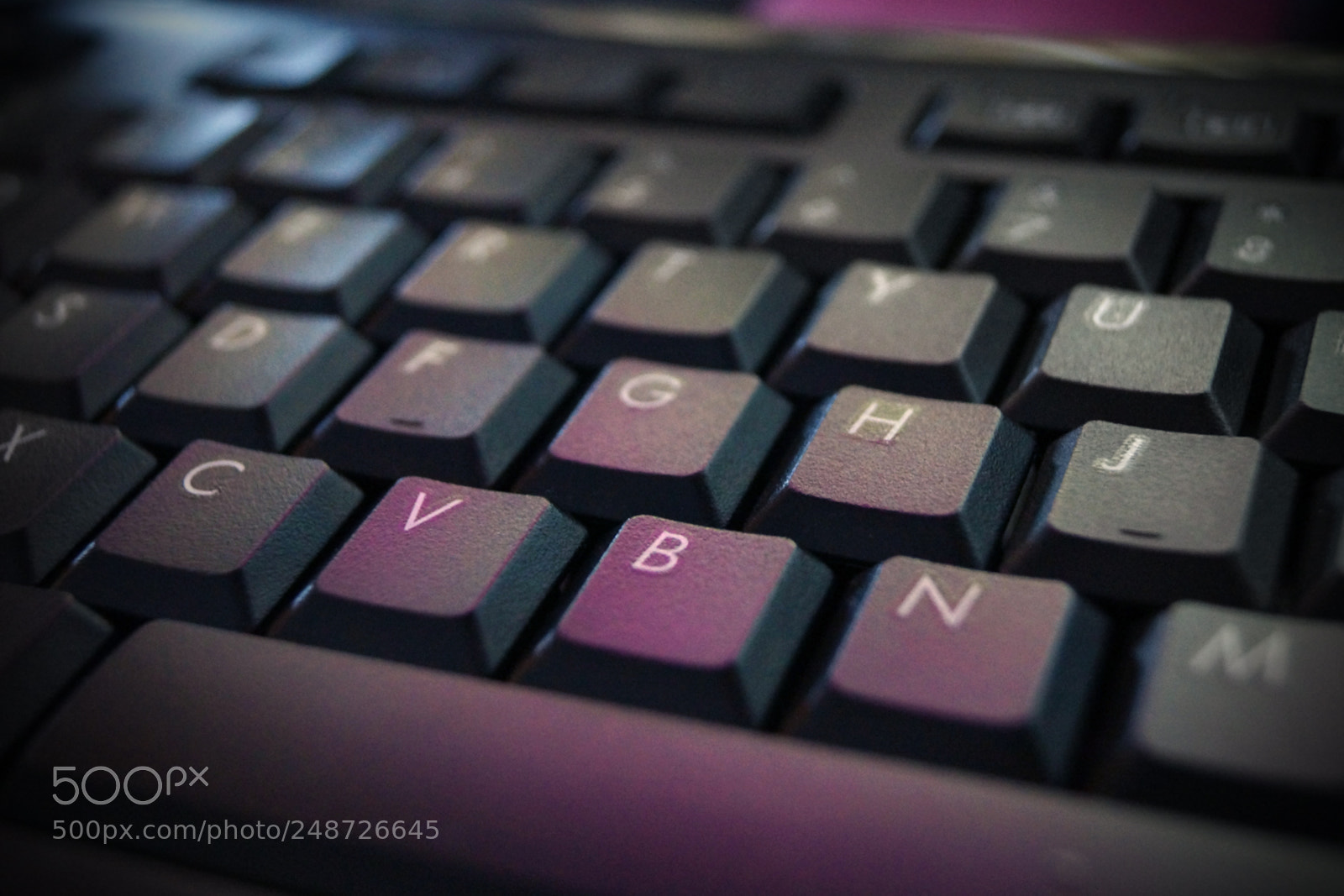 Sony SLT-A65 (SLT-A65V) sample photo. Keyboard close up photography