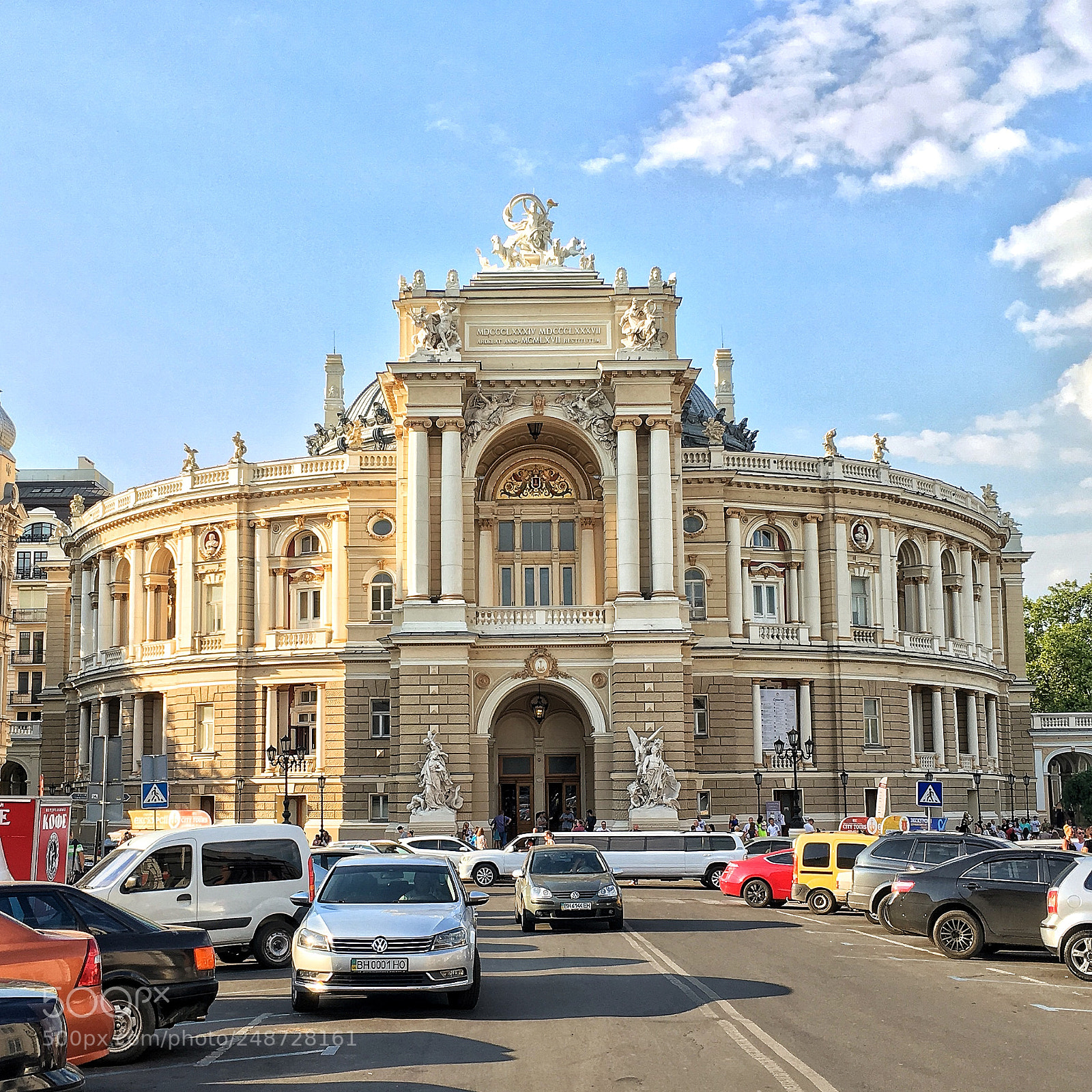Apple iPhone 6s sample photo. Odessa national academic theatre photography