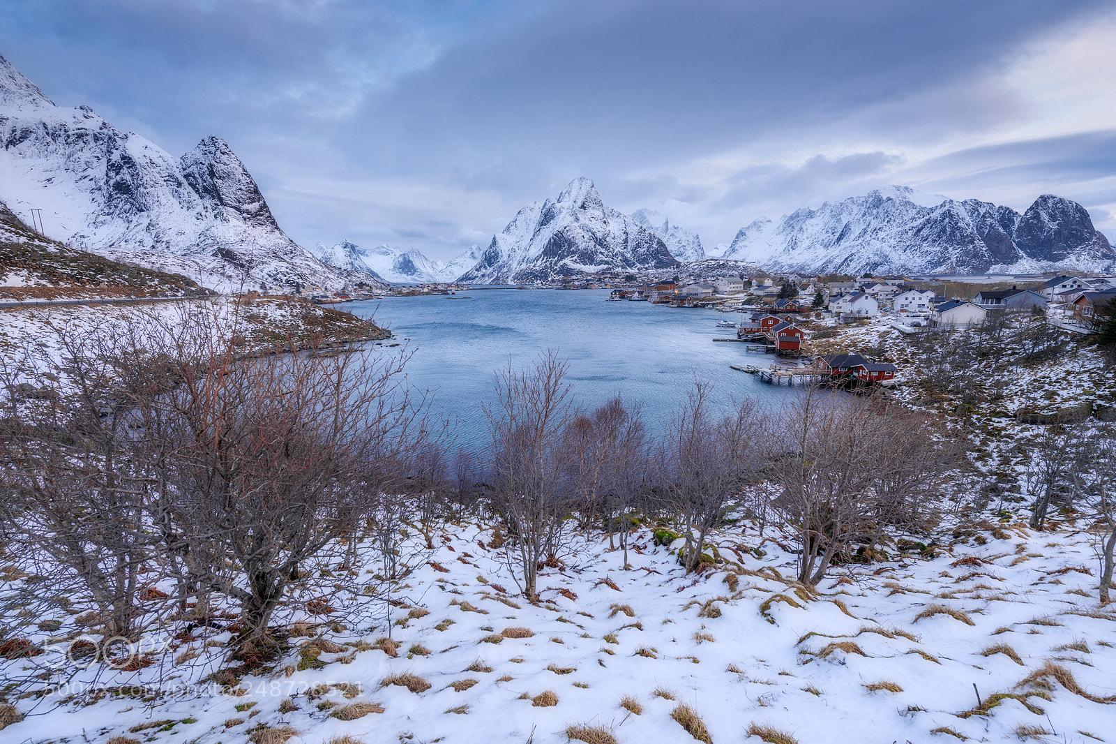 Nikon D810 sample photo. Reine village photography