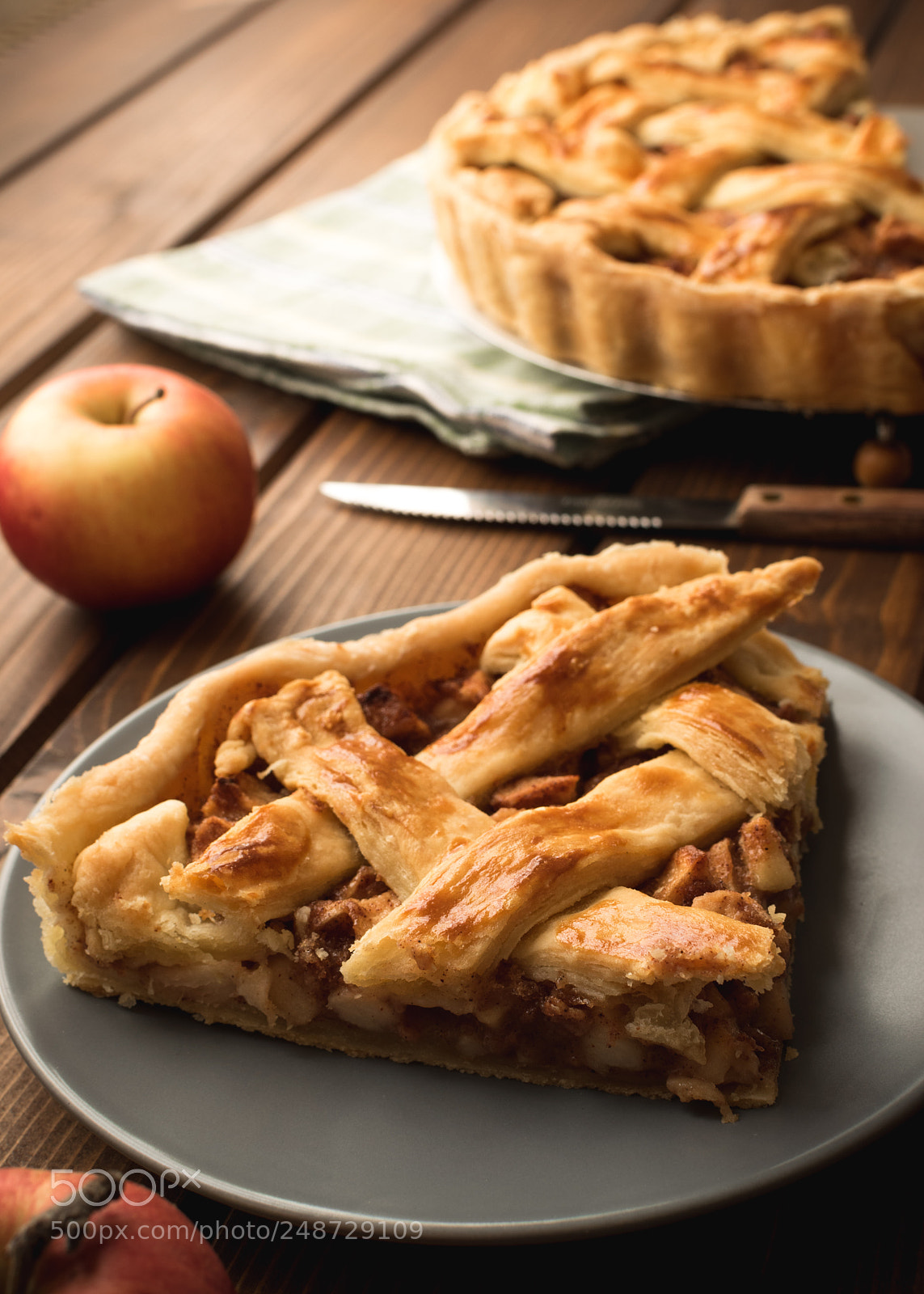 Nikon D5300 sample photo. Homemade apple pie photography