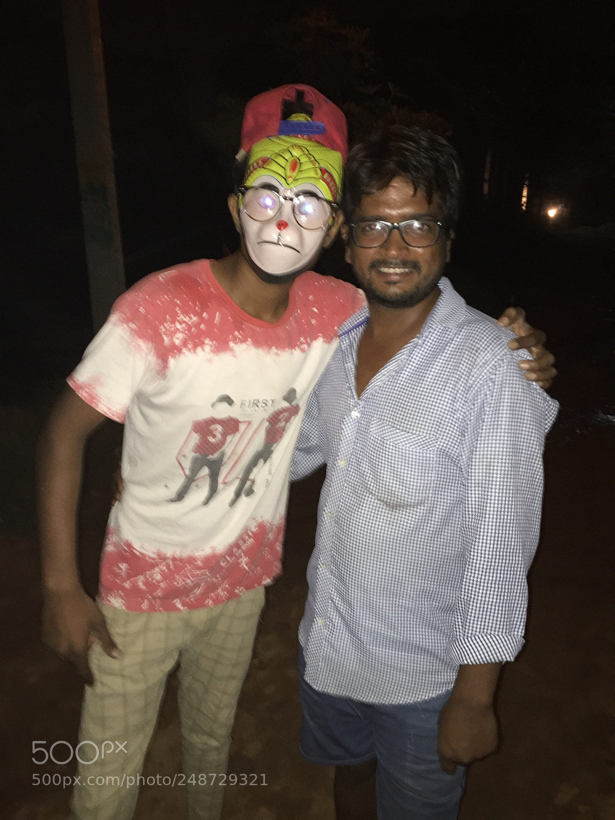Apple iPhone 6 sample photo. Mask men photography