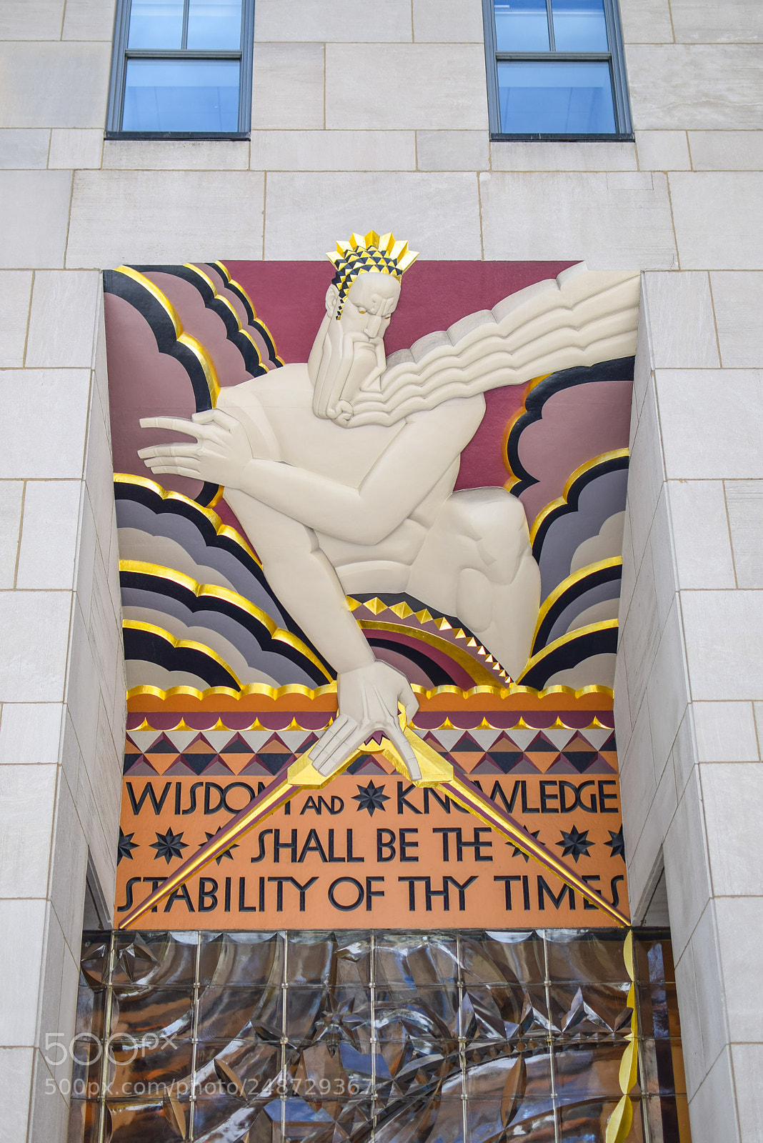 Nikon D3300 sample photo. Rockefeller center art photography