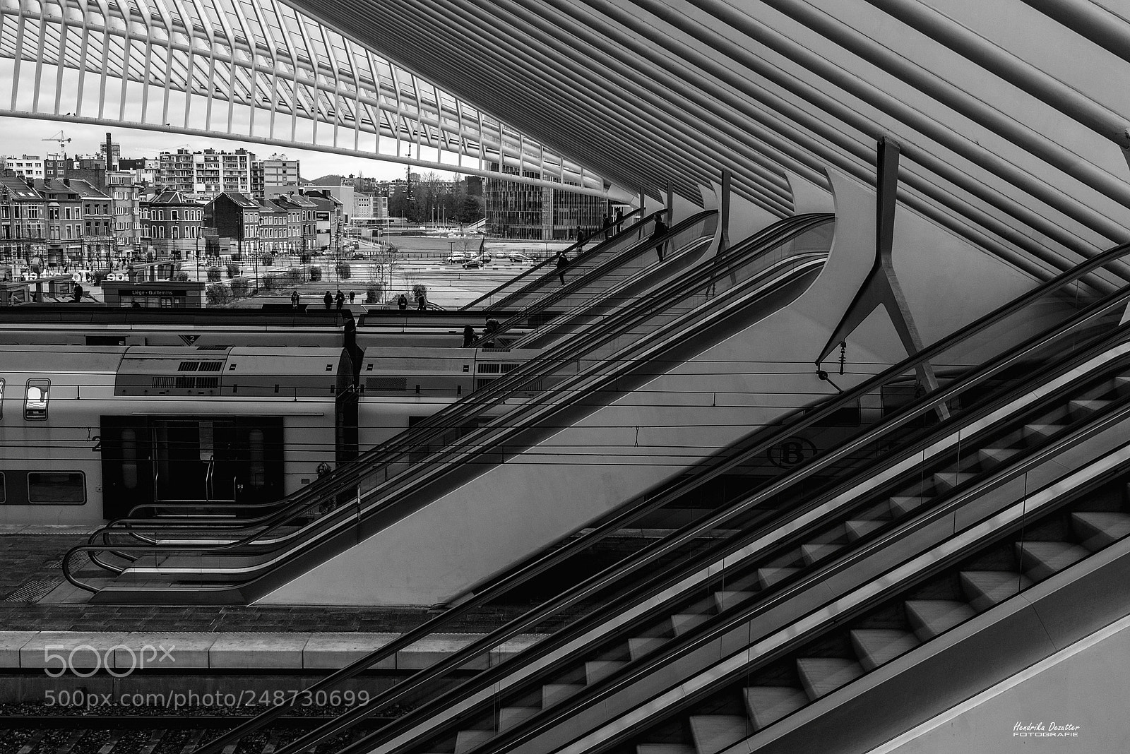 Nikon D800 sample photo. Railway station luik-guillemins photography