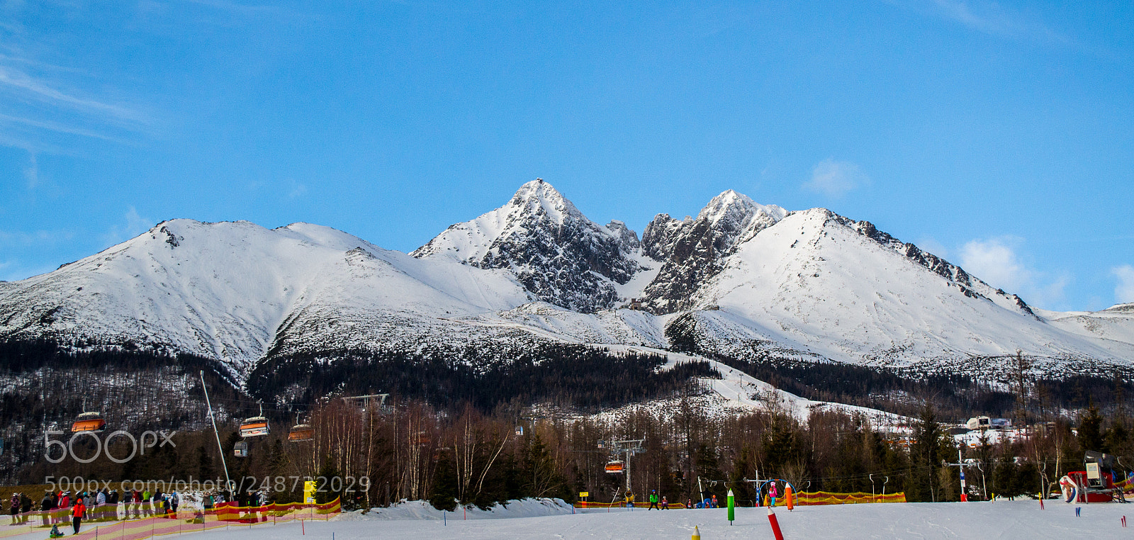 Nikon D3100 sample photo. View over tatranska lomnica photography