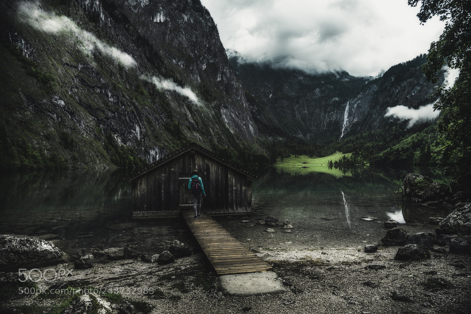 Sony a7 sample photo. Hut by the lake photography