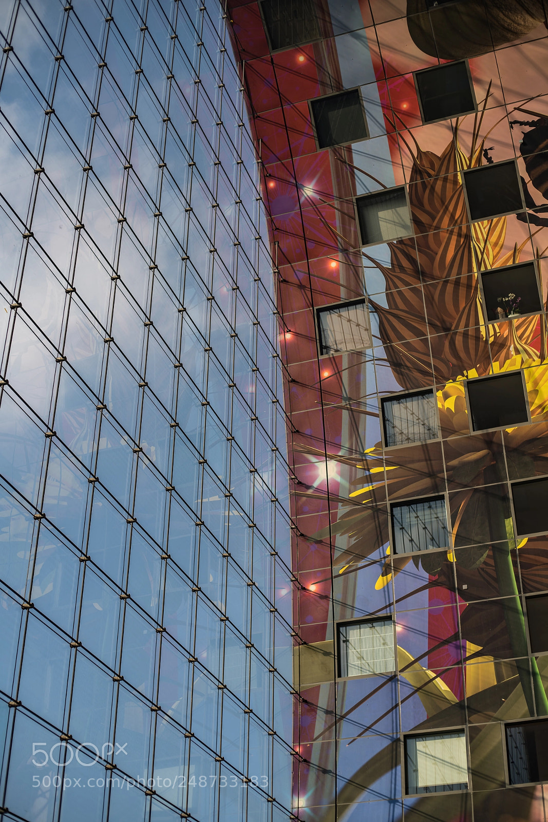 Sony a7R III sample photo. Markthal, rotterdam photography