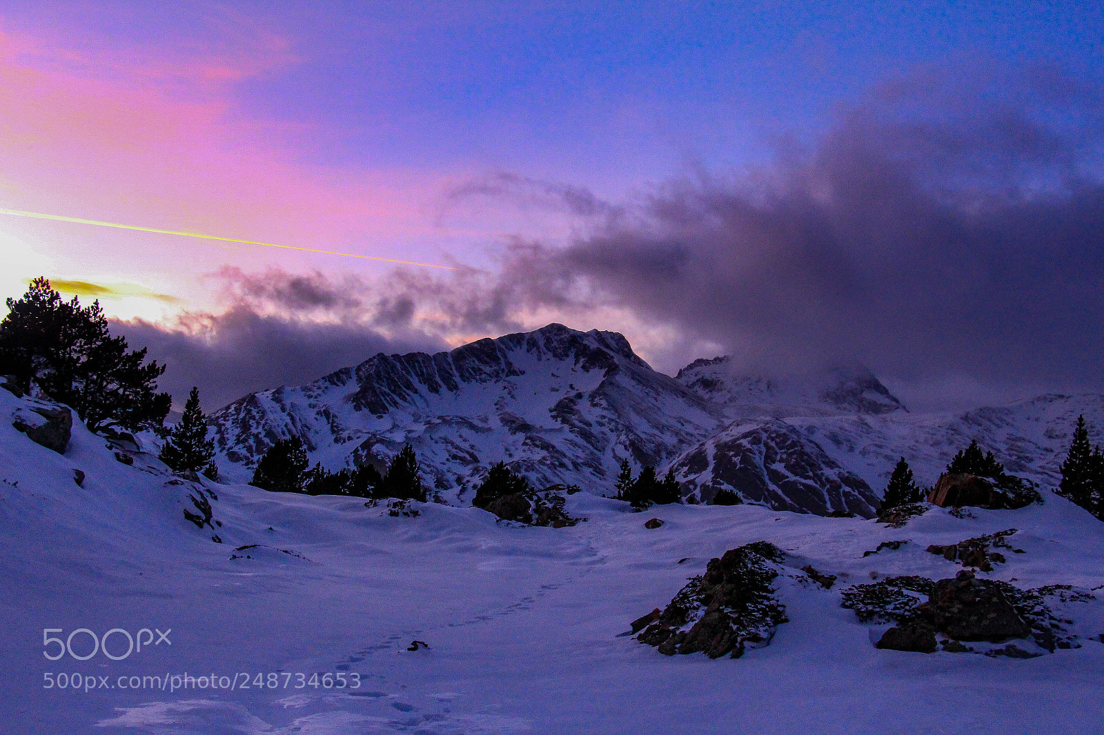 Canon EOS 700D (EOS Rebel T5i / EOS Kiss X7i) sample photo. Winter sunset photography