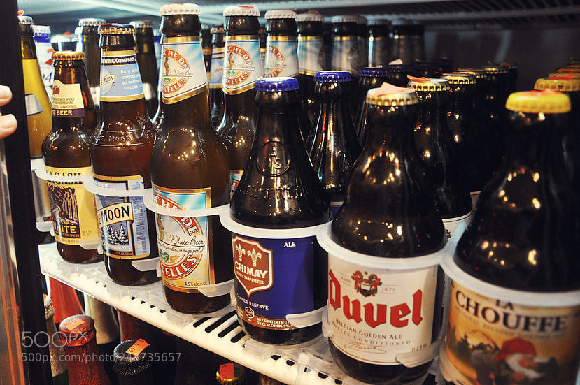 Nikon D90 sample photo. Beer menus photography
