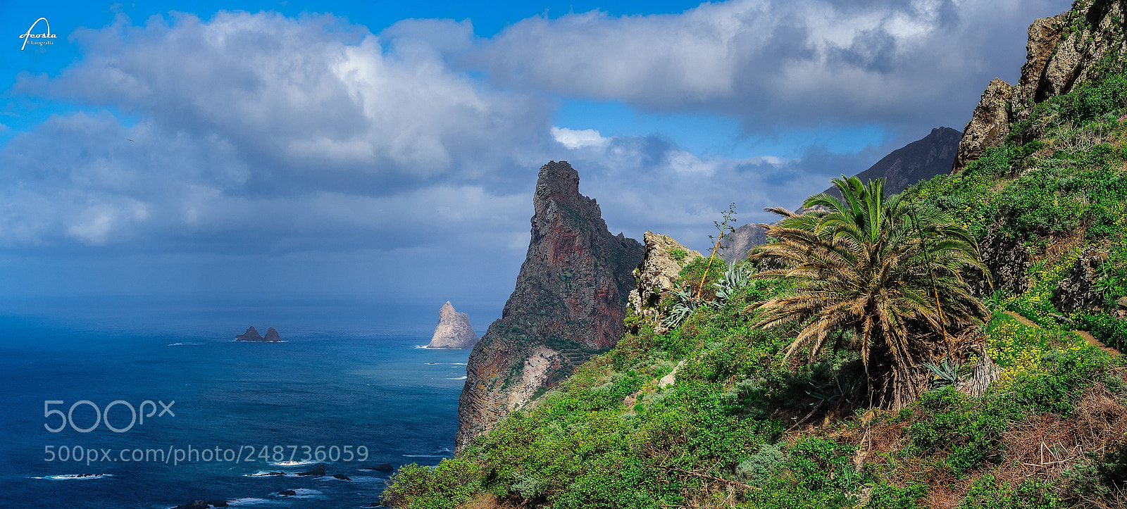 Nikon D5000 sample photo. Roques de anaga photography