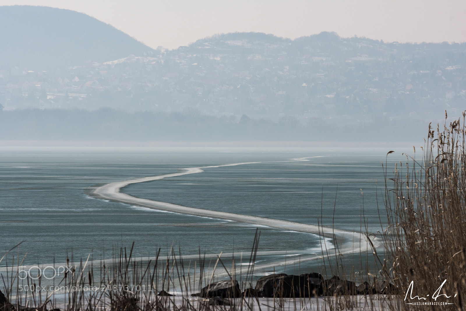 Nikon D7200 sample photo. Frozen balaton photography