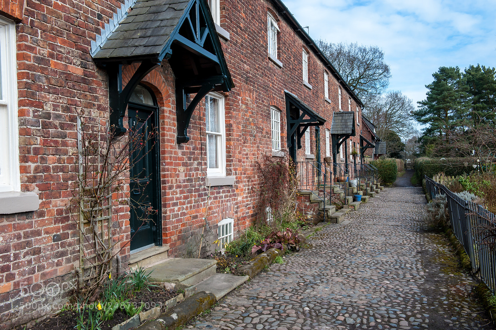 Nikon D3 sample photo. Styal village iii photography