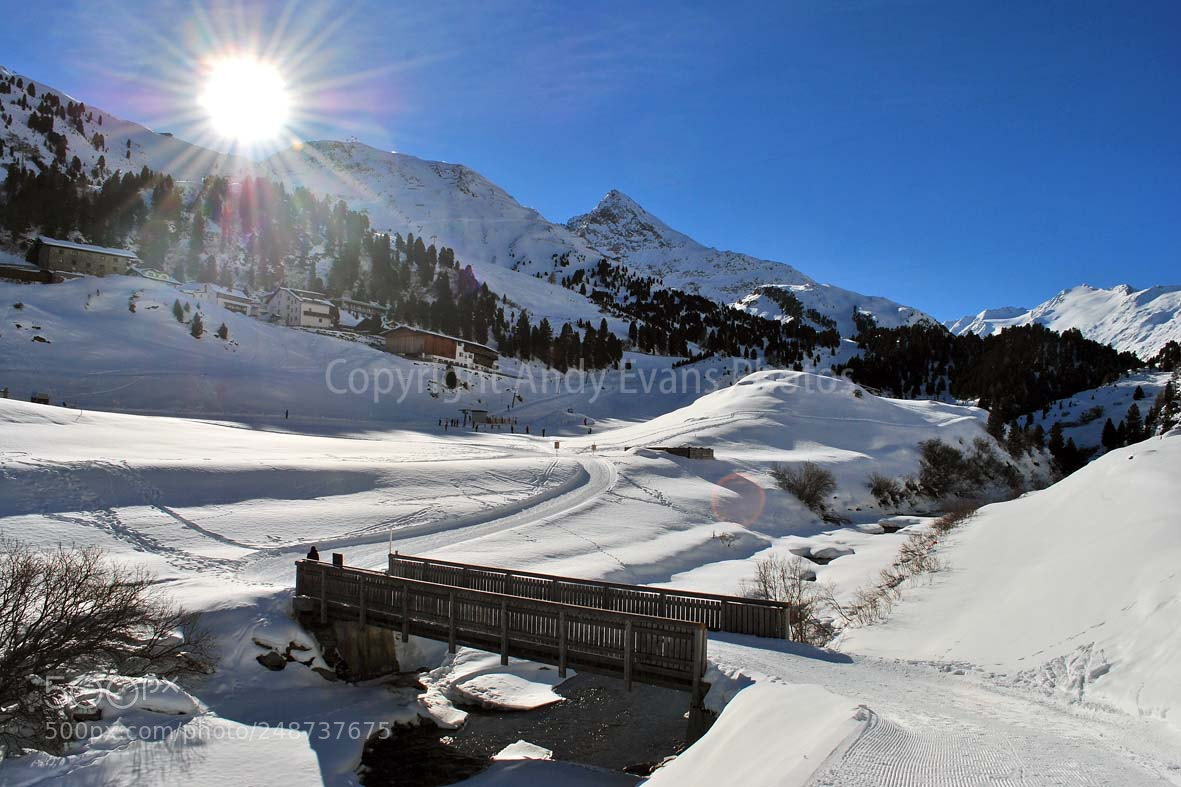 Nikon D3000 sample photo. Obergurgl hochgurgl otztal ski photography