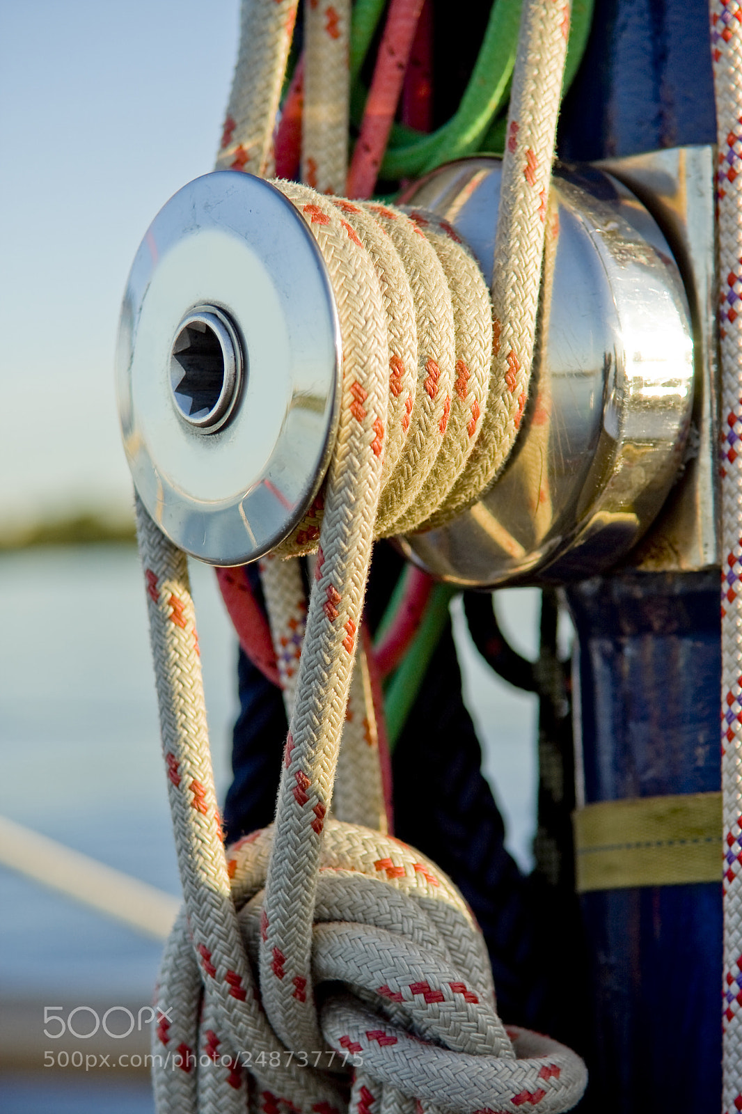 Canon EOS 40D sample photo. Yacht detail - block photography