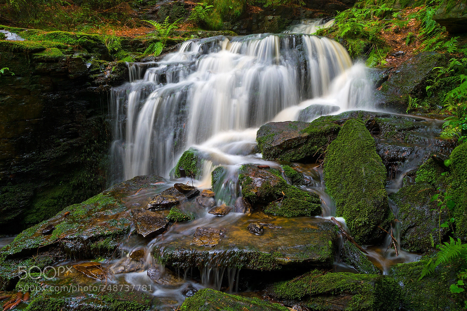 Pentax K20D sample photo. Muglbach wasserfall photography