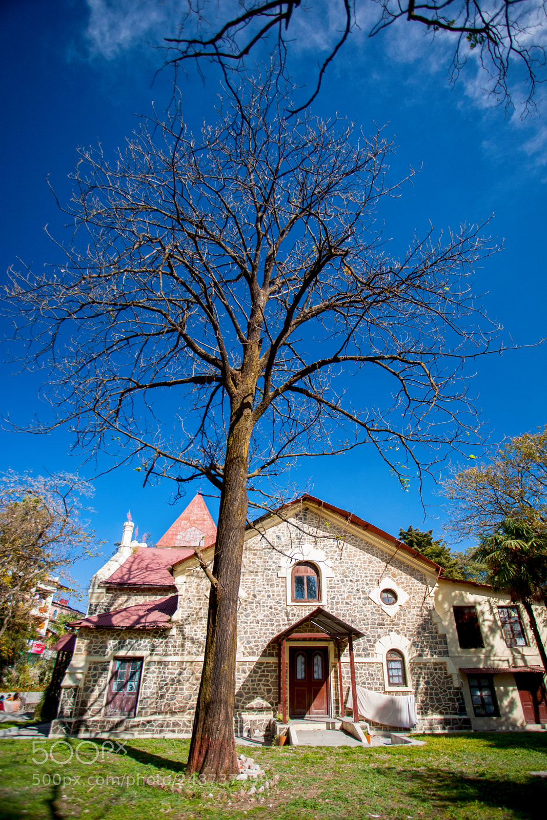 Canon EOS 5D sample photo. Central methodist church, mussoorie photography