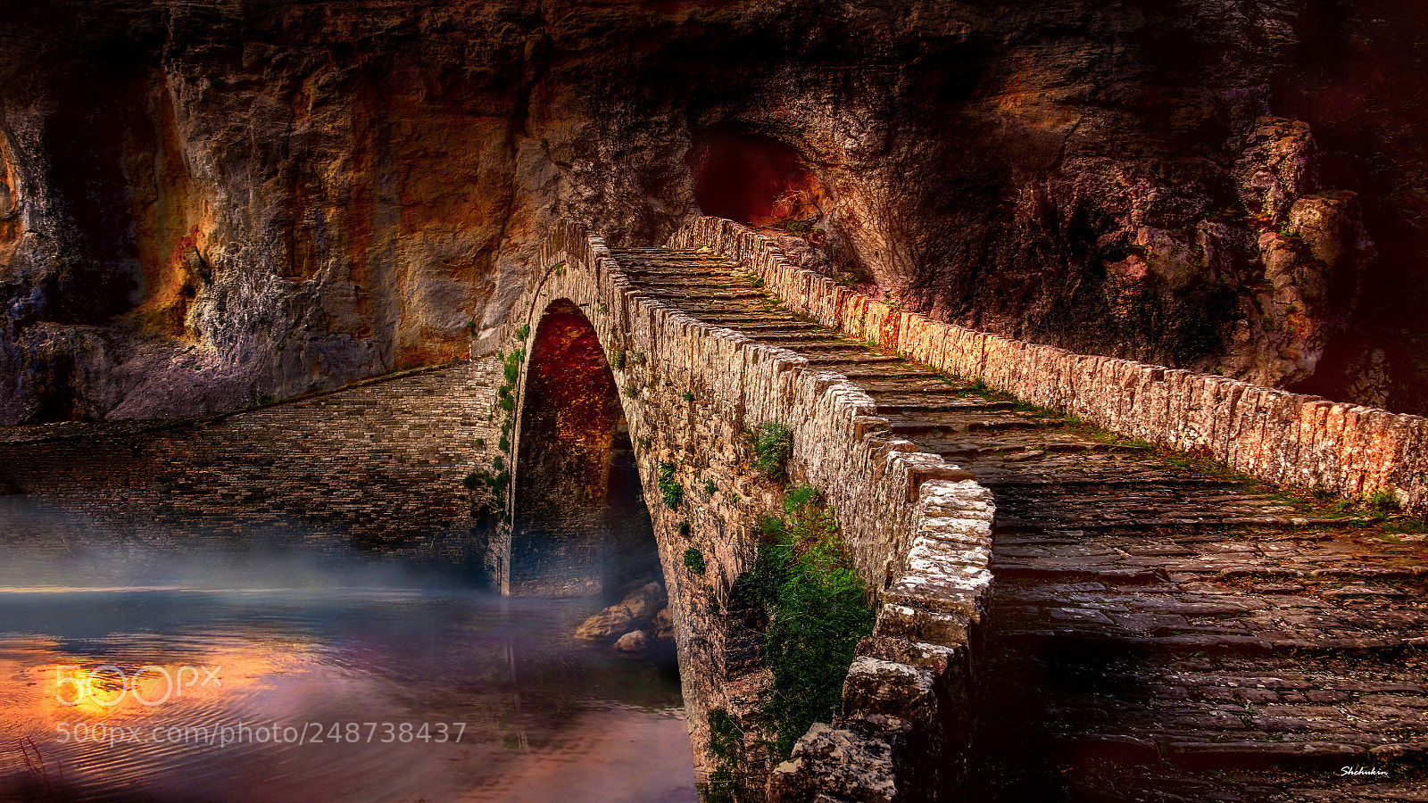 Nikon D5200 sample photo. Noutsos stone bridge photography