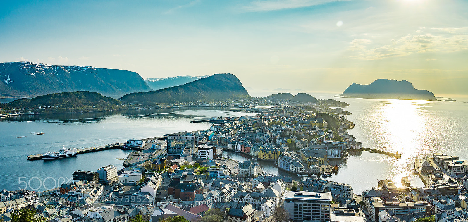 Nikon D7200 sample photo. Alesund panorama photography