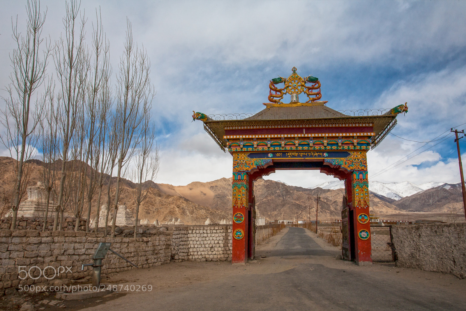 Canon EOS 5D sample photo. Main gate of naropa photography