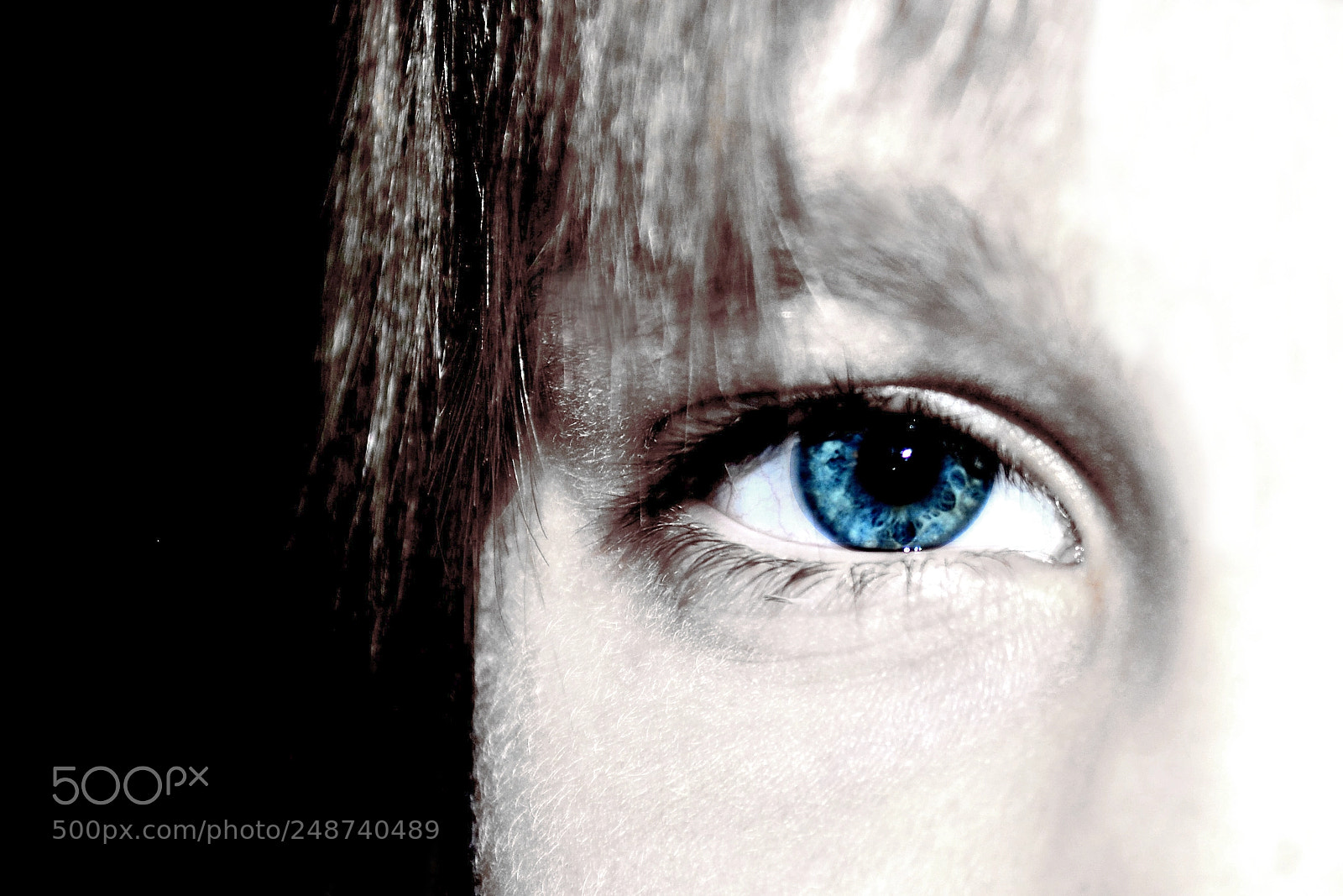 Nikon D3100 sample photo. Behind blue eyes photography