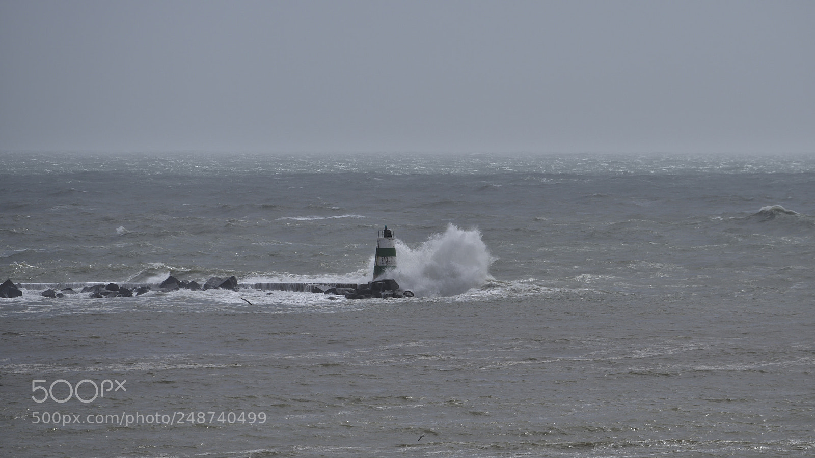 Nikon D810 sample photo. Tempestada praia da rocha photography