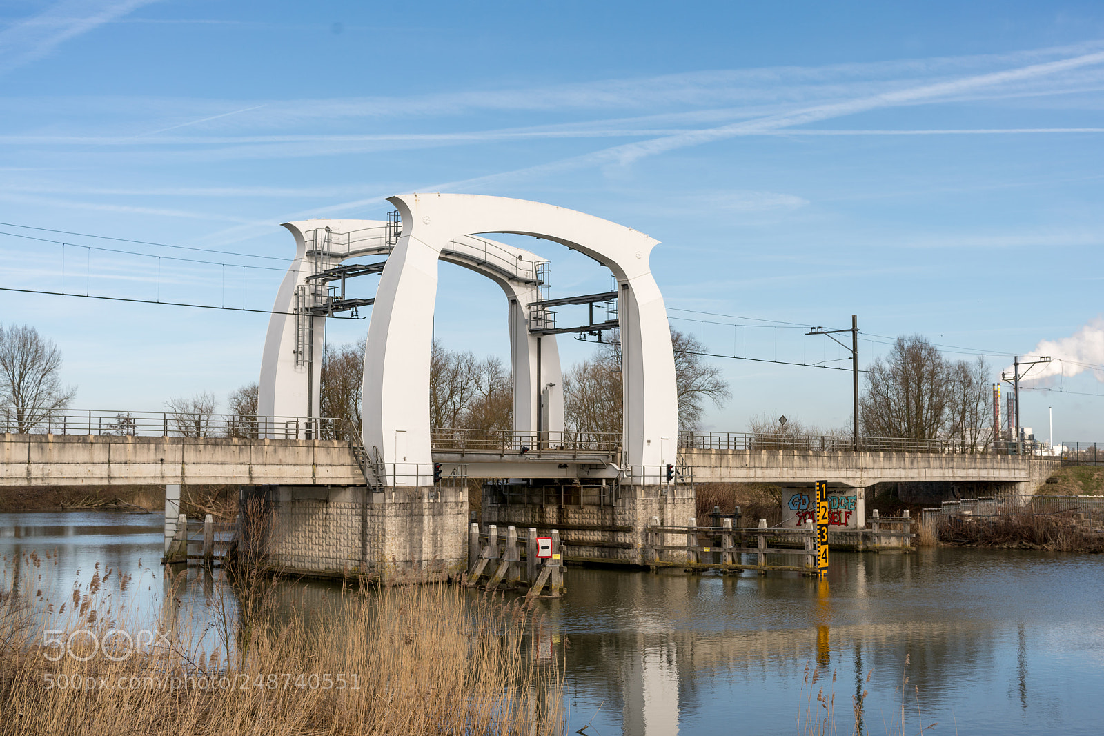 Sony a7R II sample photo. Railway bridge photography