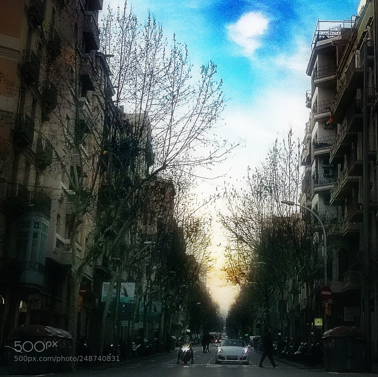HUAWEI P9 LITE sample photo. Calle muntaner photography