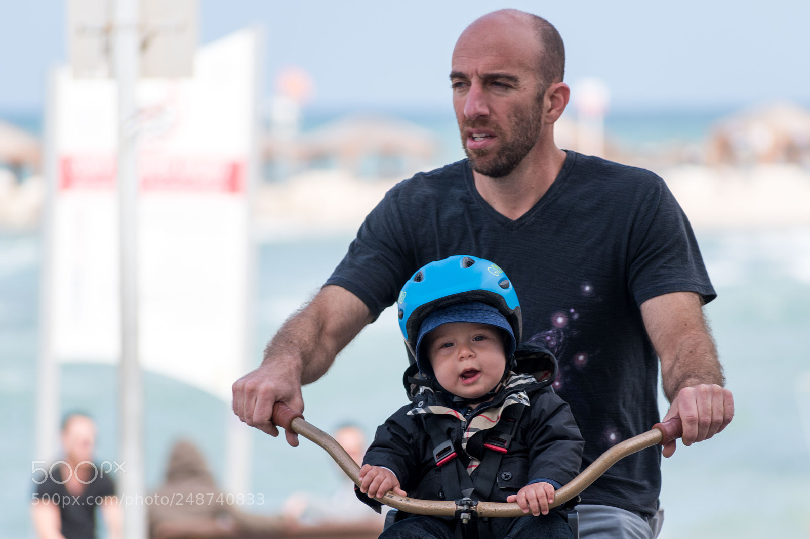 Nikon D5600 sample photo. Riding with dad photography