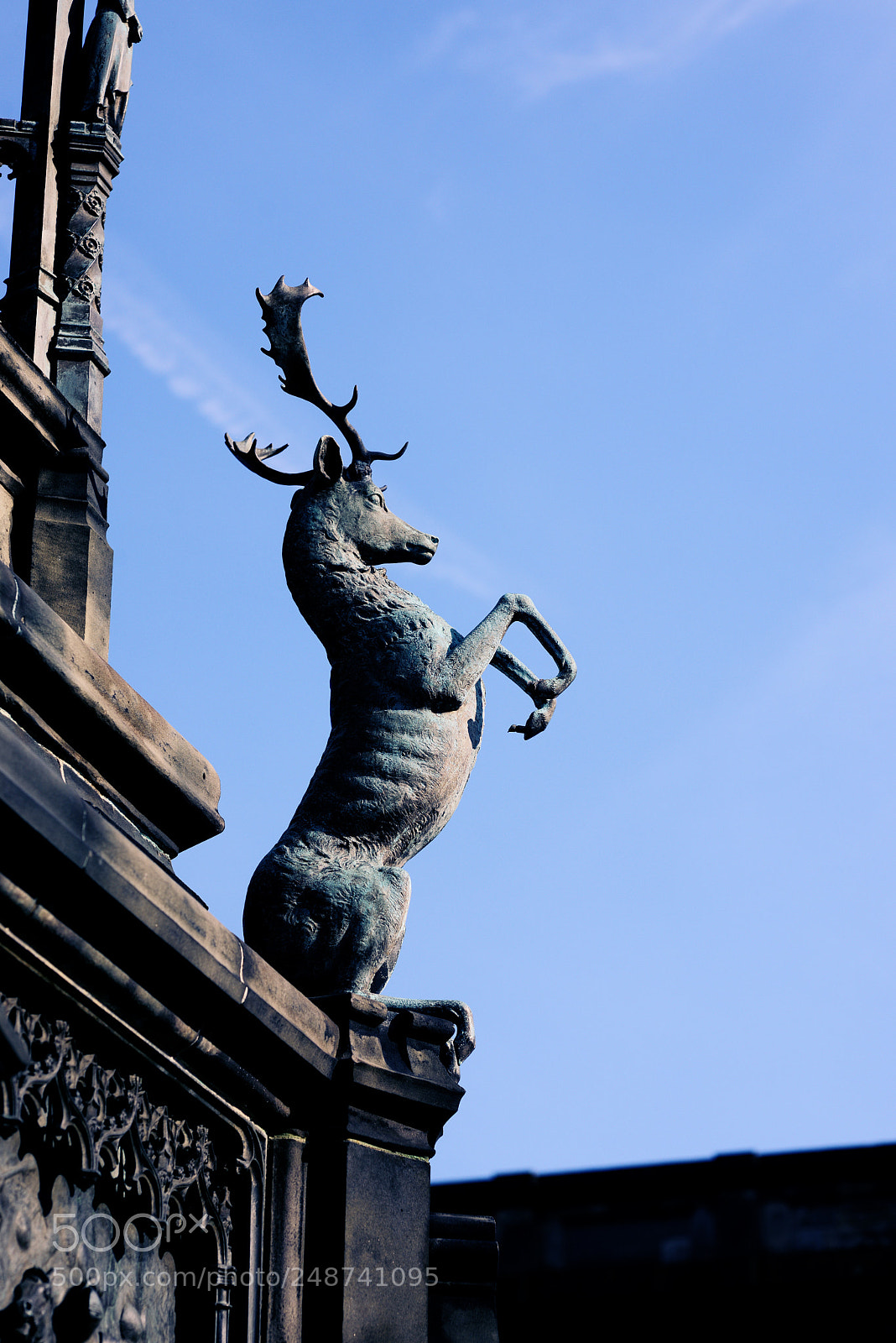 Nikon D600 sample photo. Deer statue photography