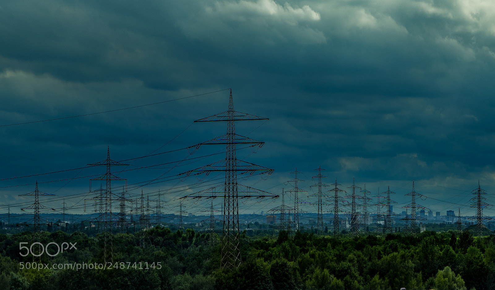 Sony a7R II sample photo. Electricity in front photography