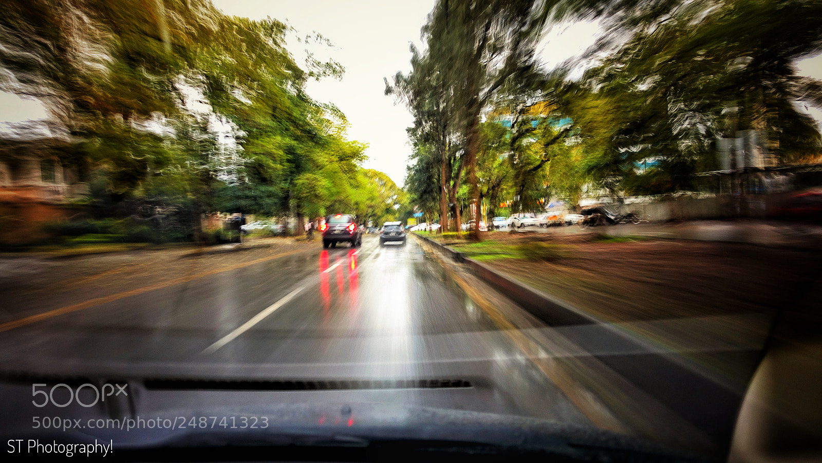 Sony Cyber-shot DSC-RX100 IV sample photo. Warping through rain! photography