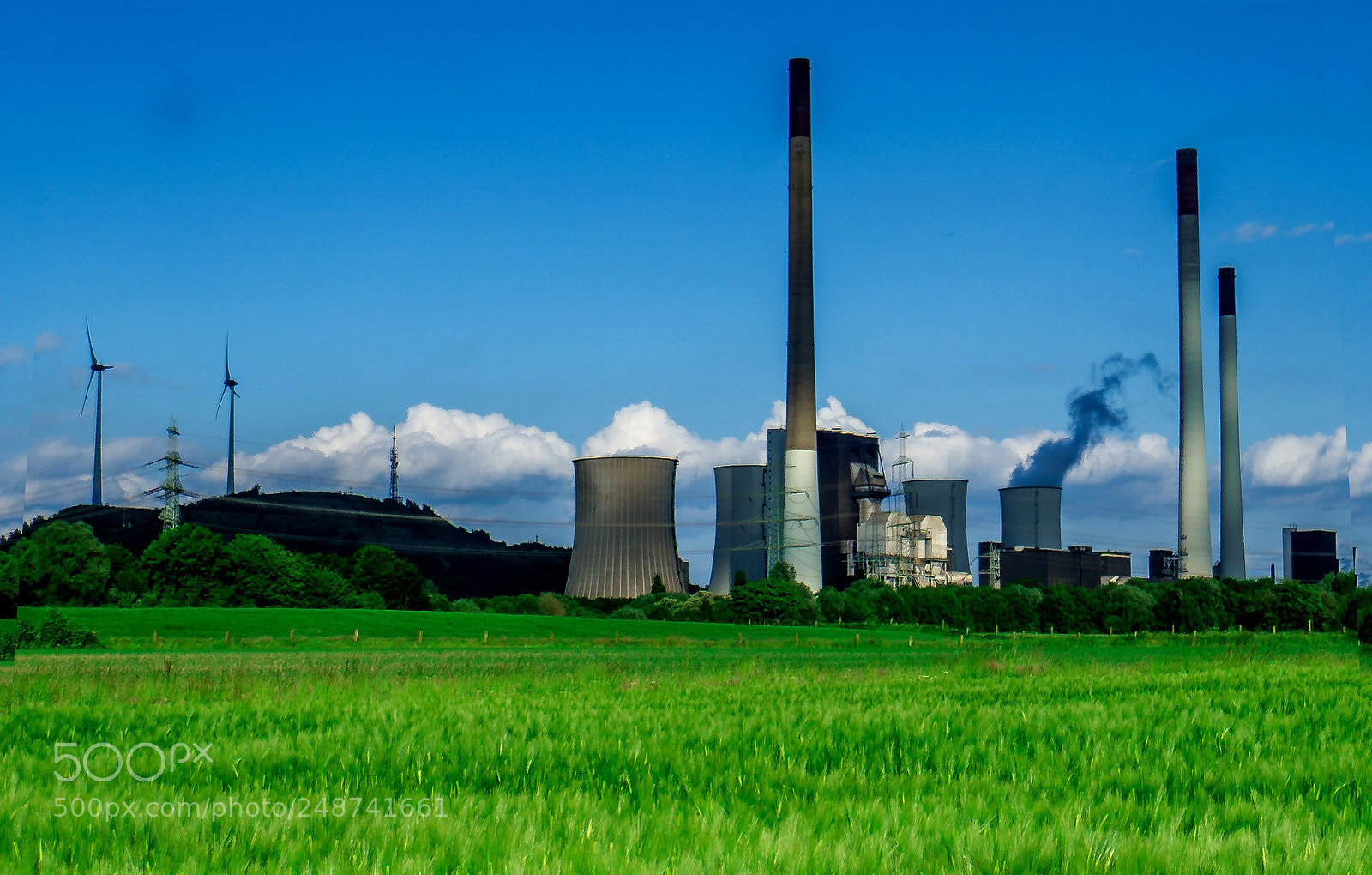 Sony a6000 sample photo. Industry skyline photography