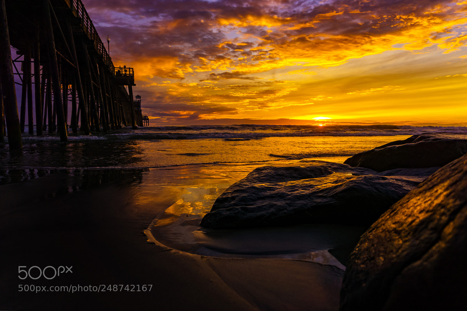 Sony a6000 sample photo. Golden sunset in oceanside photography