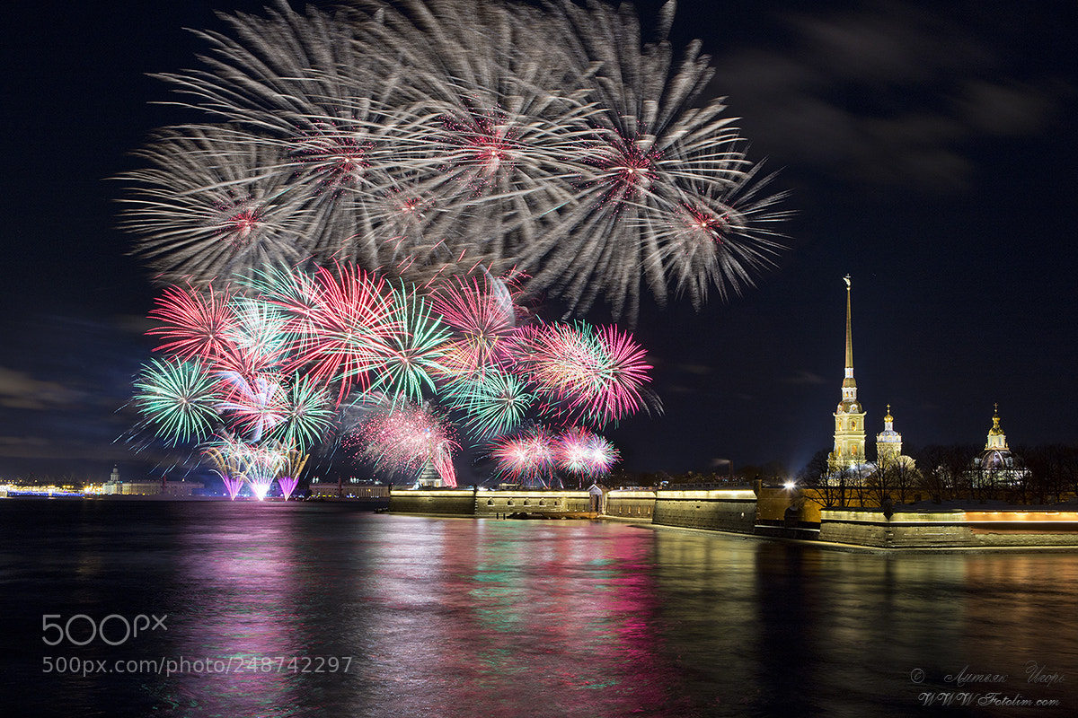 Canon EOS 6D Mark II sample photo. Санкт-Петербург. Огненная феерия photography