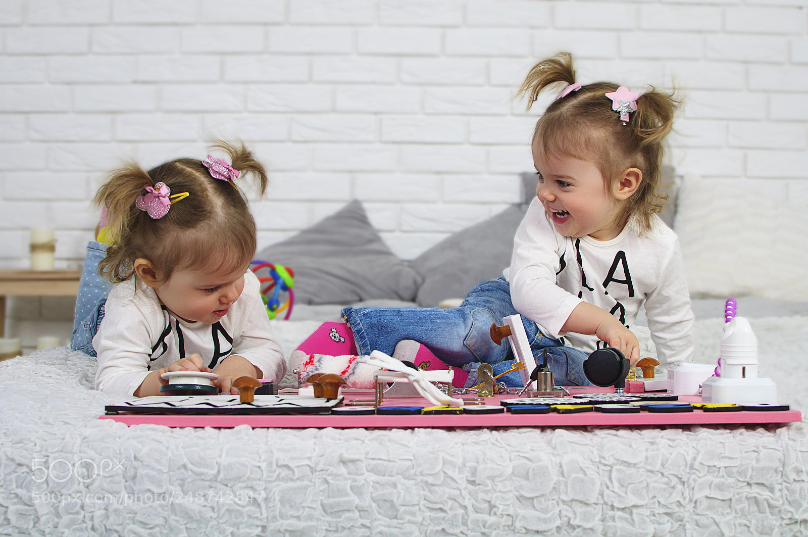 Nikon D90 sample photo. Twins photography
