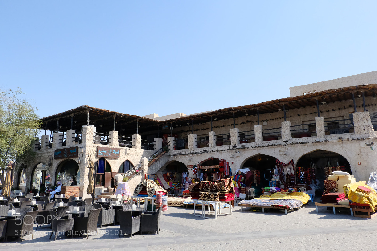 Fujifilm X-T20 sample photo. Souq waqif architecture photography